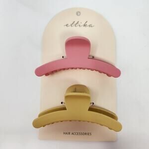 Ettika Hair Accessories Claw Clips - Set of 2 - New in Package